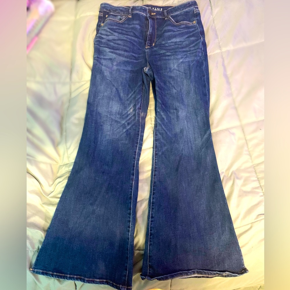 American Eagle Flare Jeans, Size 14